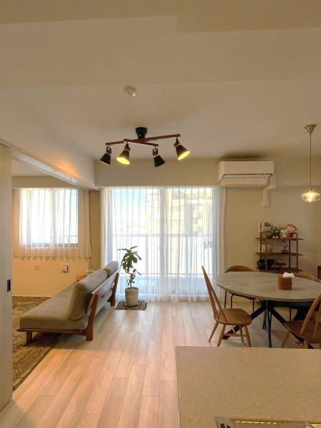 約11.5帖の横長リビングダイニング