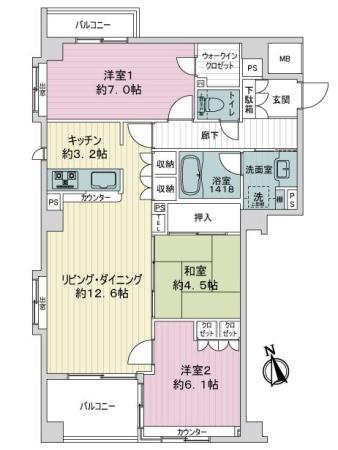 ジェイパーク上板橋２ 間取り図画像