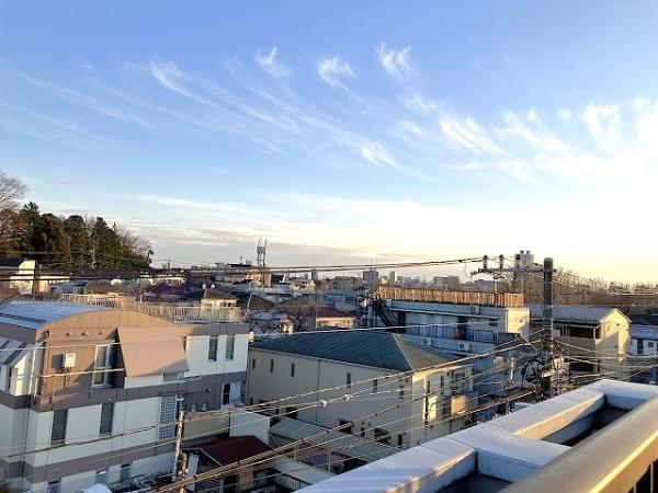 南東向きルーフバルコニーからの眺望