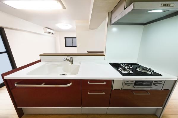 解放感のあるLDK（CGで作成したリフォームイメージ です）