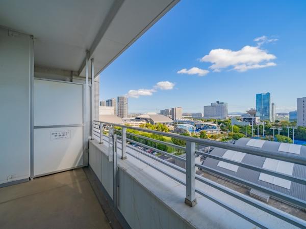 バルコニーからの眺望　有明テニスの森公園