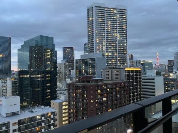 西側バルコニーからの眺望