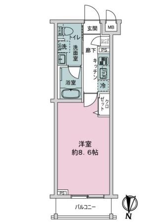 ウィリア矢口 間取り図画像