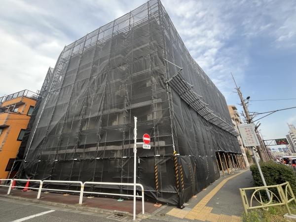 外観　大規模修繕工事中（2026年3月2日〜2026年5月30日まで実施予定）