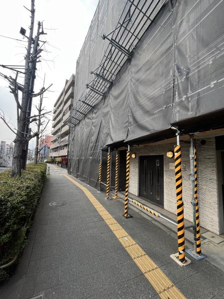 外観　大規模修繕工事中（2026年3月2日〜2026年5月30日まで実施予定）