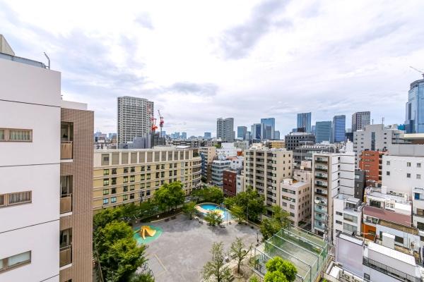 バルコニーからの眺望（南西向き）