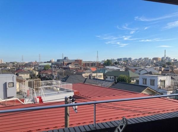 南向きバルコニーからの眺望（眺望は永続的に保証されるものではございません。）