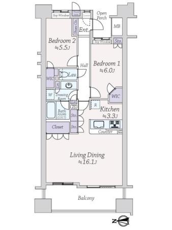 エムステージ・ウエスティア 間取り図画像
