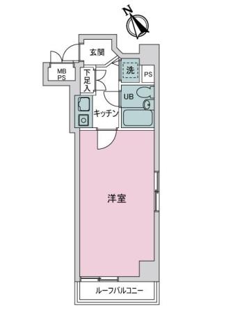 藤和赤坂コープ 間取り図画像