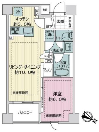 ザ・ライオンズ池袋 間取り図画像