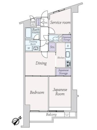 シャンボール小石川 間取り図画像
