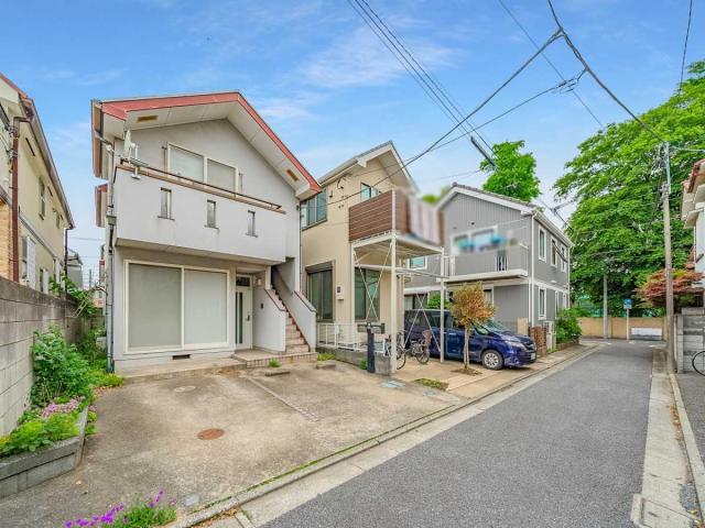 現地（古家あり）：写真左の戸建