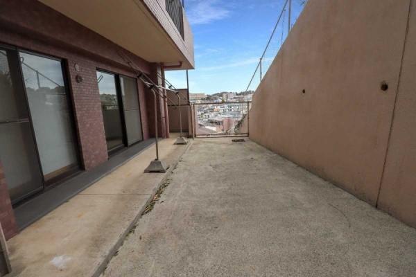 バルコニー＋専用テラス（2024年02月撮影）