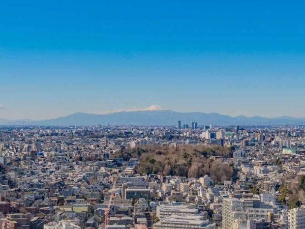 眺望：日景：富士山を望め辺りを見渡す眺望（天候による） ・バルコニーから ・ズームあり