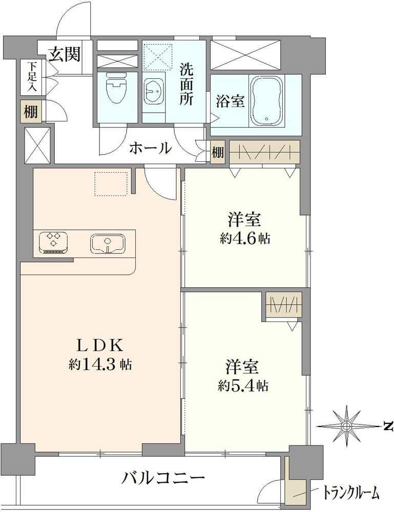 川口青木住宅 間取り図画像