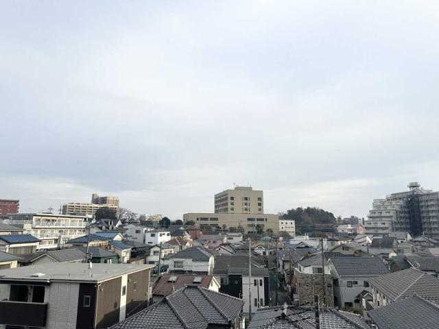 眺望：バルコニーから