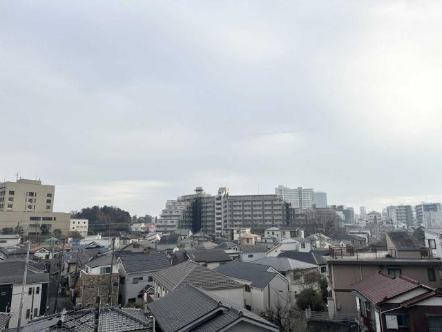 眺望：バルコニーから