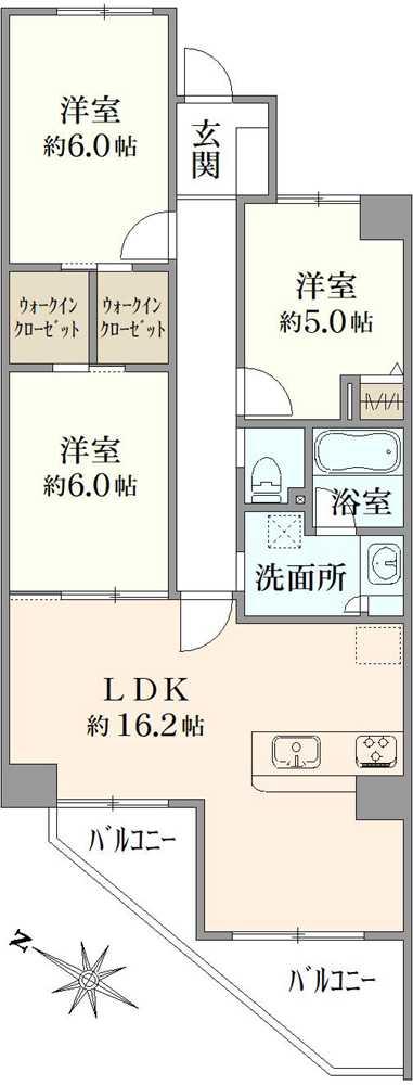 モアステージ船橋ヒルズステイツ 間取り図画像