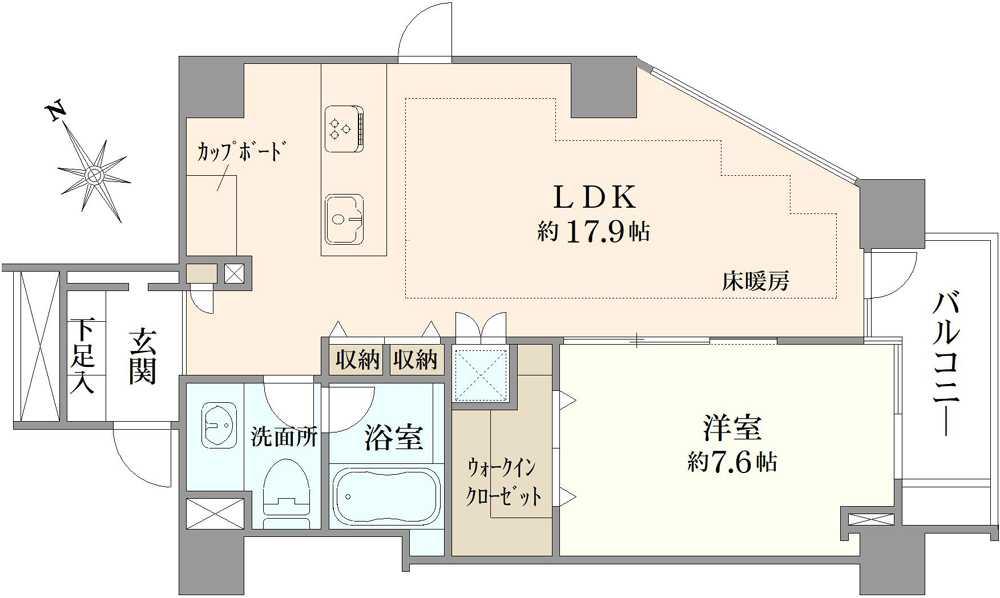 レグノ・ラフィネ南青山 間取り図画像