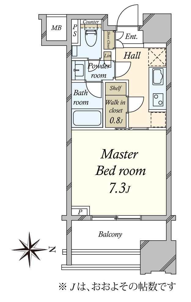 パークコート南麻布 間取り図画像