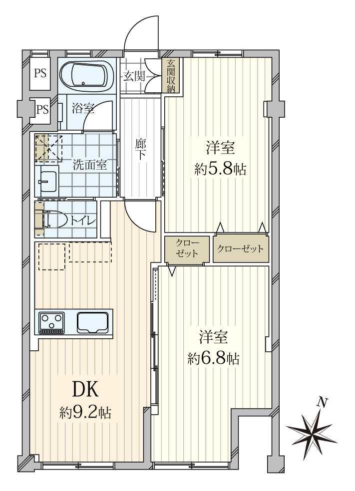 麻布コーポラス 間取り図画像