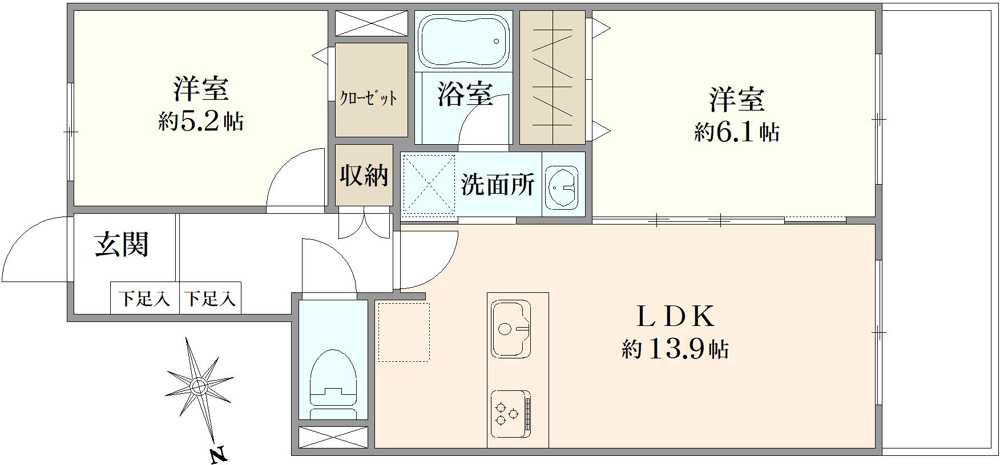 ライオンズプラザ錦糸町 間取り図画像