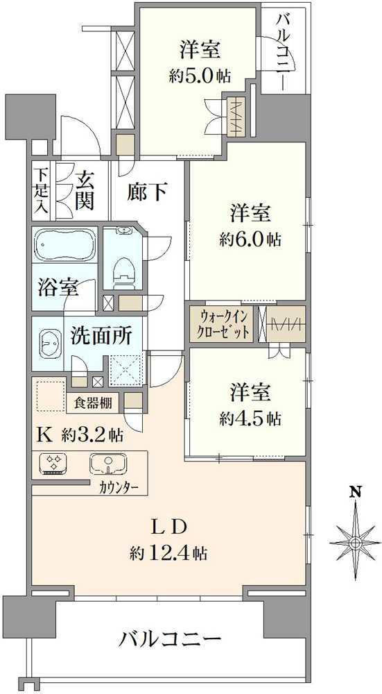 パークホームズ錦糸町　ザ　レジデンス 間取り図画像