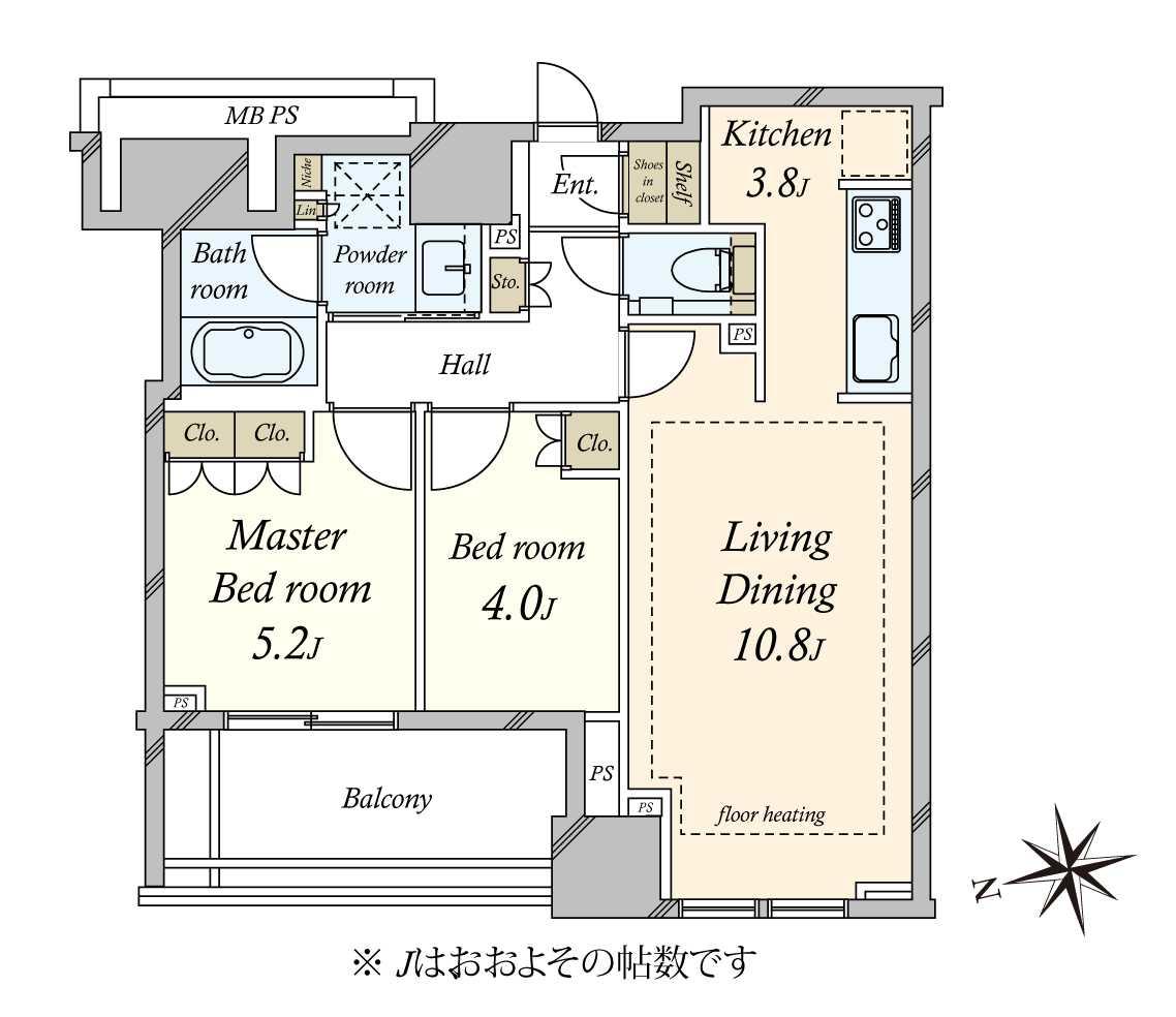 クラッシィタワー新宿御苑 間取り図画像