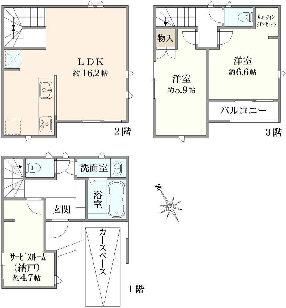 市川市南八幡5丁目　中古戸建 間取り図画像