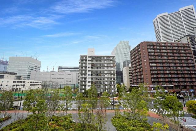 眺望：バルコニーから