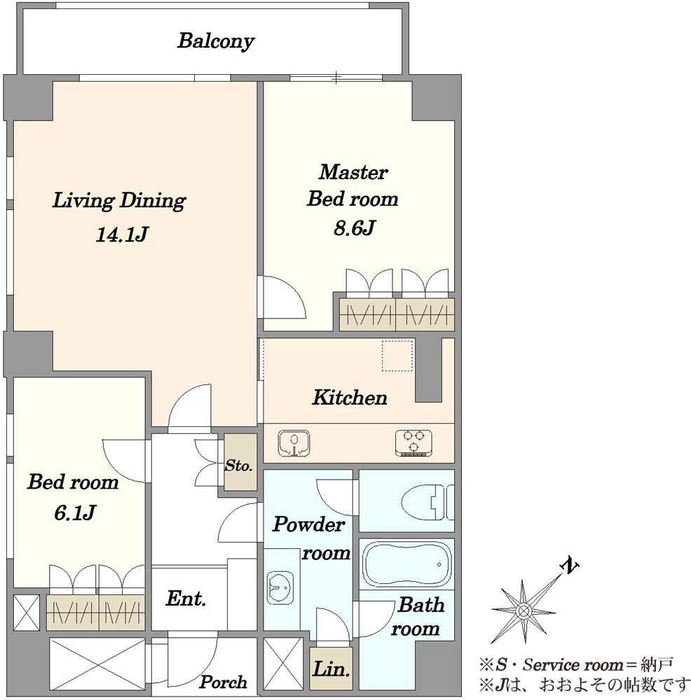 ドムス常盤松 間取り図画像