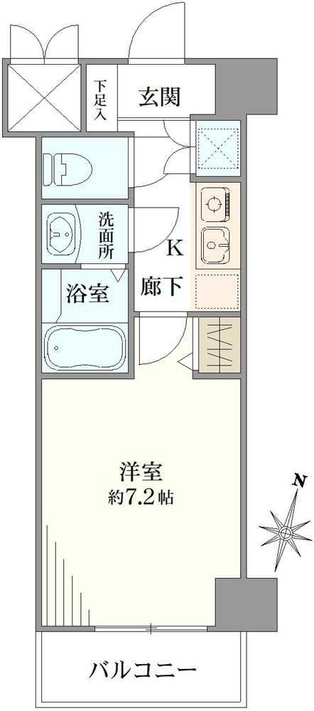 メインステージ赤坂 間取り図画像