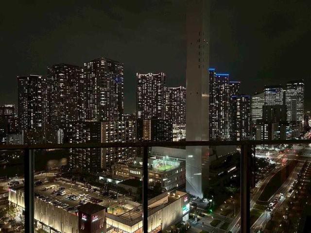 眺望：バルコニーから