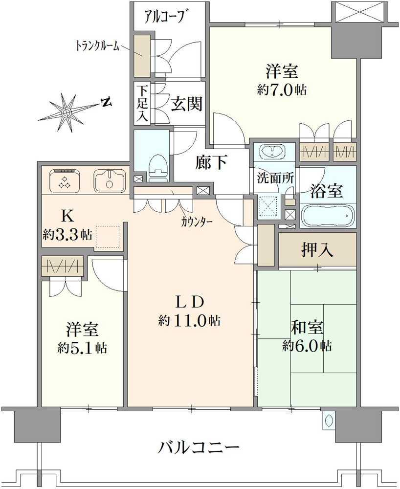 ウィズダム大泉学園 間取り図画像