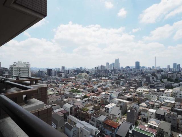 眺望：バルコニーより正面(南西)を望む
