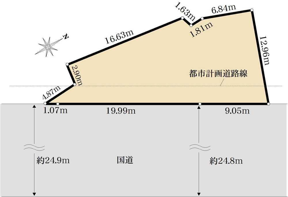 葛飾区青戸売地 区画図