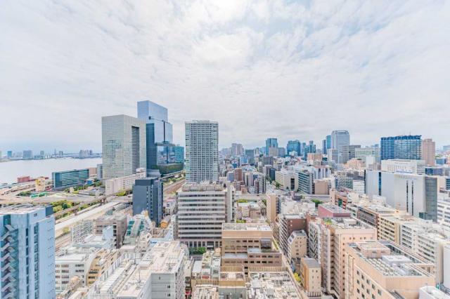 眺望：バルコニーから