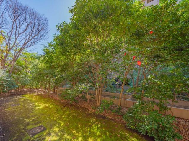 眺望：バルコニーから