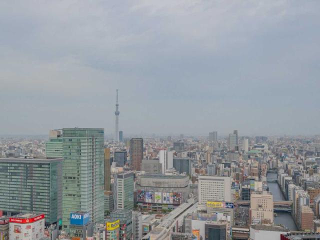 眺望：ズームなし