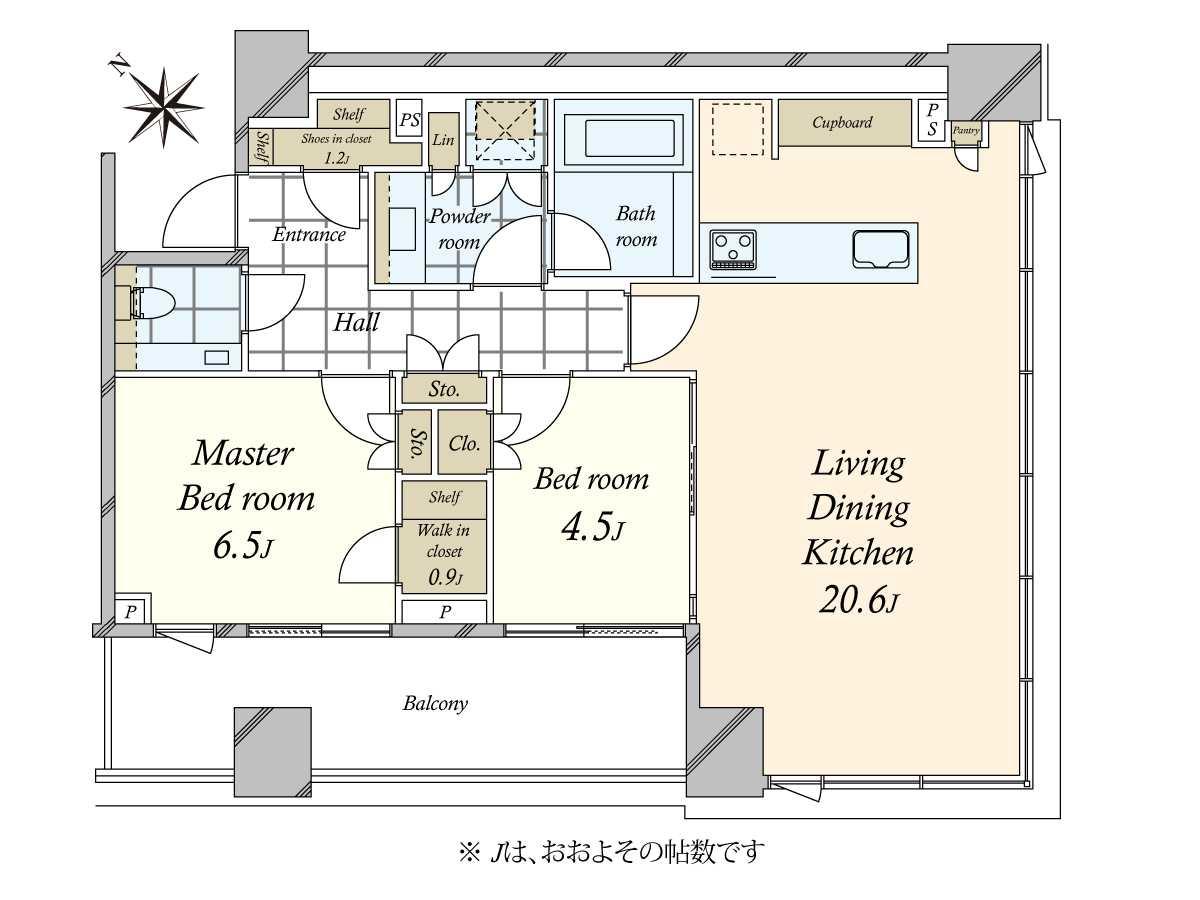 パークコート虎ノ門 間取り図画像