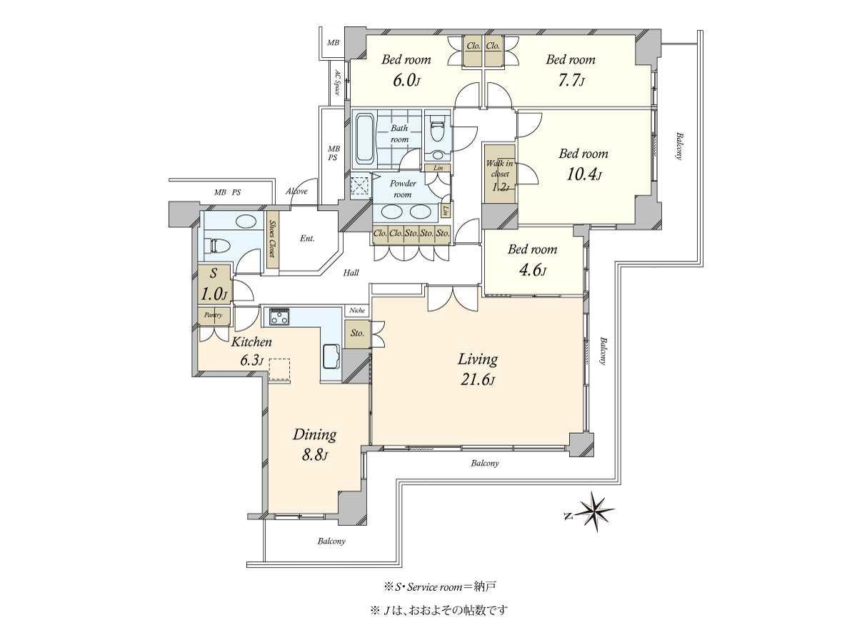 Wコンフォートタワーズ　W Comfort TowersEAST 間取り図画像