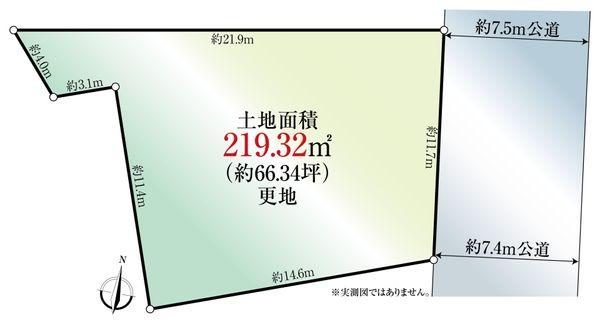 千葉県千葉市稲毛区天台２丁目 区画図