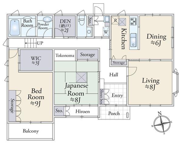 神奈川県海老名市国分寺台１丁目 間取り図画像