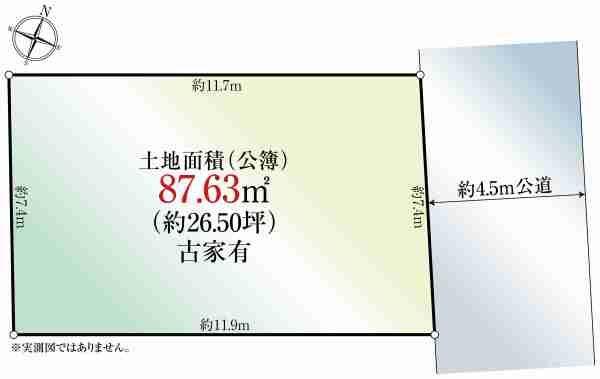 東京都世田谷区松原４丁目 区画図