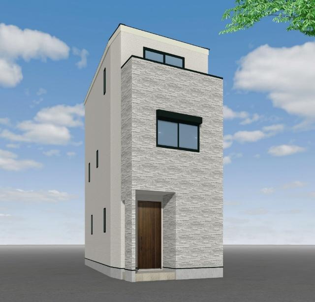 完成予想図　※このイメージパースは図面を基に描いたもので実際とは異なる場合がございます。