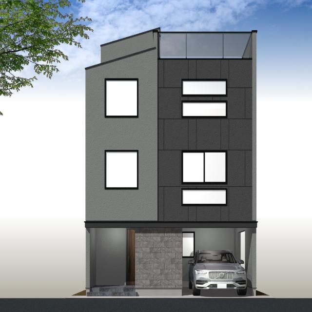 完成予想図　※このイメージパースは図面を基に描いたもので実際とは異なる場合がございます。