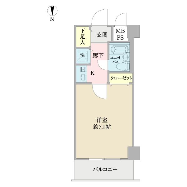 専有面積20.40㎡
