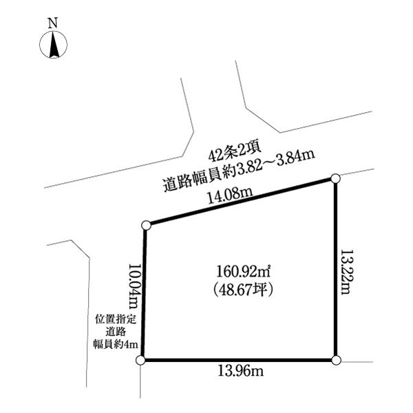 祖師谷五丁目土地 区画図