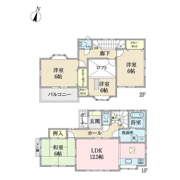 全居室南向き！陽当たりの良い設計