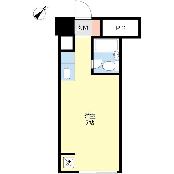 越前堀永谷マンション 間取り図画像